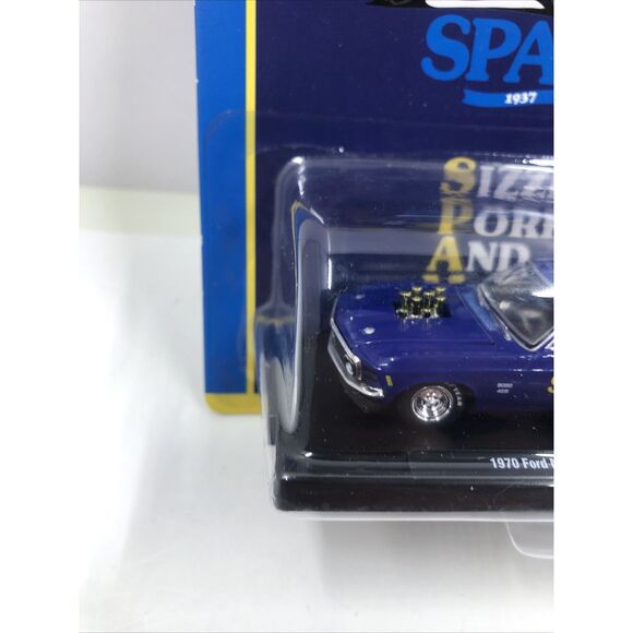 M2 Machines Auto Drivers 1: 64 Scale 1970 Ford Mustang Boss 429 Blue Spam Car - Picture 10 of 16